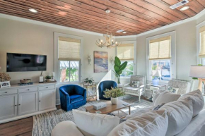 1 Mi to Beach Coastal Cottage in Galveston